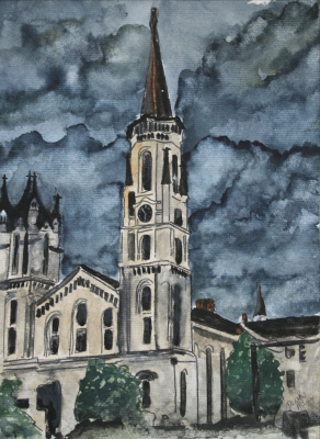 church painting