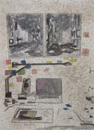 abstract still life painting