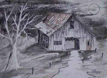 barn painting