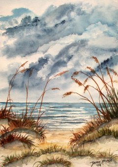 beach painting