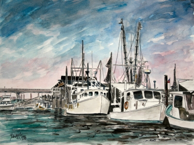 boats painting