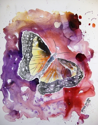 butterfly painting