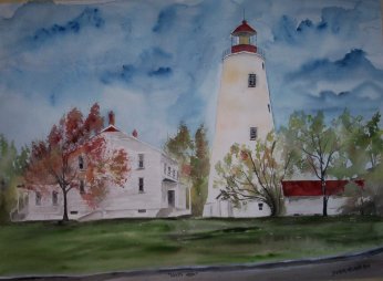 lighthouse print