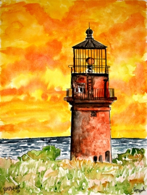 lighthouse paintings