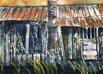 old house paintings