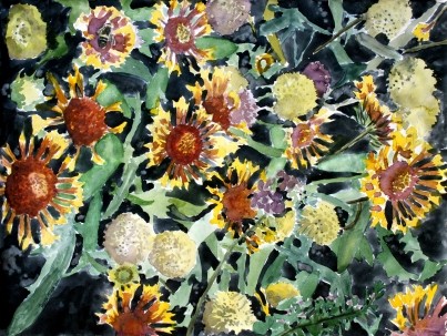 wildflower watercolor paintings