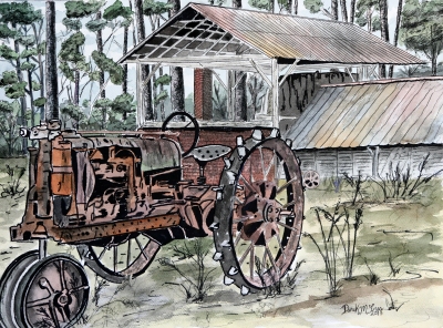 tractor painting